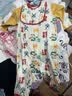 欢喜小熊 宝宝连体套装秋冬背带裤衣服洋气套头保暖上衣男童冬季棉服棉衣 紫色 90 (建议18-24个月.身高80-90cm) 实拍图