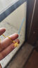 周六福（ZLF）  黄金吊坠女款5G足金雪花清新甜美简约挂坠 计价 1.15g 实拍图