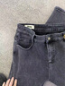 JEEP美国正品高端帅气牛仔裤春秋男士宽松弹力修身直筒商务休闲裤秋冬 黑色 常规 【官方正品】 33 【适合150斤左右】 实拍图