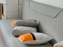 徽月（no） 多功能沙发床坐卧两用可折叠单人床双人位客厅小户型简易沙发 猫抓皮 · 浅灰 【炫彩海绵款】2.0米长X1.2米宽(2扶2腰) 实拍图