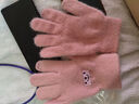 手套女学生冬季韩版可爱加绒加厚保暖骑车五指防寒保暖棉手套 粉色【升级双层加厚可触屏】 实拍图