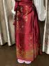罗蒙汉服女童古装中国风马面裙儿童演出服 焦红织金马面裙两件套 140 实拍图