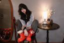 森马（Semir）牛仔棉服女拼接毛领美式复古2024冬宽松毛边夹克街头109724108017 实拍图