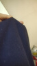 恒源祥100%羊毛衫秋冬季新款男士长袖纯色毛衣男装中年爸爸套头针织衫 15001006藏青 3XL 190 实拍图