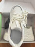 鸿星品克断码踩屎感真皮小白鞋女款2025年新款秋季厚底防滑学生软底 米色 36 实拍图