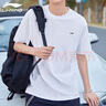 李宁（LI-NING）短袖男夏季新款舒适透气吸汗纯色速干圆领冰丝百搭宽松休闲T恤 白色速干 L /175 (125-145斤) 实拍图
