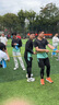 艾伦伯顿运动套装男速干健身衣跑步训练服羽毛球服春秋乒乓球服网球马拉松 四件套黑绿【四季可穿】 M【115-130斤】 实拍图