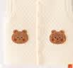 贝瑞加（Babyprints）婴儿马甲秋冬夹棉保暖背心初生男女宝宝护肚坎肩柔软 黄熊66 实拍图