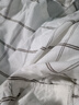 无印良品（MUJI）女式 法兰绒抽褶连衣裙 美拉德纯棉起毛宽松长裙子秋冬 BC08CC3A 原色格纹 L 165/88A 实拍图