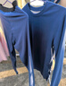 宜而爽【含山羊绒蚕丝】7A抑菌防螨秋衣秋裤男女无痕加厚保暖内衣套装 男款-藏青 XXXL男185 实拍图