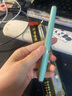 得力钢笔式毛笔 软笔书法练习毛笔小楷笔可加墨可换芯 成人初学者学生入门字帖练字礼物 (石绿) 实拍图