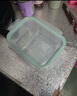 拜杰高硼硅玻璃饭盒上班族饭盒微波炉冰箱保鲜盒长形两隔700ml 实拍图