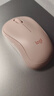 罗技（Logitech） M221 无线鼠标 静音鼠标 办公鼠标 即插即用微型接收器稳定流畅光学追踪 M221粉色 实拍图