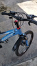 凤凰山地自行车男女变速山地车碟刹青少年儿童自行车学生单车 星际 蓝灰【铝架】21速+后座车灯+辐条 22寸【适合130-170cm】 实拍图
