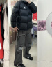 骆驼（CAMEL）【小太阳】户外羽绒服鸭绒加厚羽绒衣经典时尚防风保暖运动外套 A33CAPN163B，幻影黑，男女同款 XL 实拍图