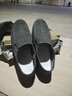 老北京布鞋男透气防滑工作鞋一脚蹬懒人帆布鞋轻便软底休闲驾车鞋  DF01深灰色 40 实拍图