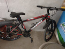 凤凰（Phoenix） 山地自行车成年人男士女士学生变速减震油刹线刹山地车自行车 黑红/十刀轮/铝合金车架/蓝图 24寸（身高145-170左右） 24速数字指拨/默认线碟可改油碟 实拍图