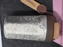 CAMBRASS纯钛保温杯男女士款咖啡杯高颜值泡茶水分离杯子生日毕业礼物女生 端午节伴手礼-【纯钛99.9%】冰花银八角咖啡杯-420ML 实拍图
