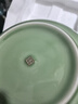 涵青堂青瓷圆口洗 龙泉陶瓷功夫茶具配件杯洗茶洗茶渣烟灰缸花盆小鱼缸 大号弟窑梅子青 实拍图
