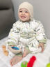 威尔贝鲁（WELLBER）恒温睡袋婴幼儿1-3岁竹棉睡衣秋冬儿童宝宝防踢被加厚棉 绮梦3XL 实拍图