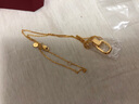 周大福双环黄金项链吊坠套链(工费560)45cm约5.25g F217317 实拍图
