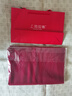 达芬奇密码100%羊毛围巾男女士红色秋冬款围脖本命年礼物披肩 酒红 实拍图