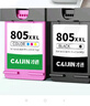 才进适用惠普805墨盒hp deskjet 1210 1212 2330 2332 2720 2729 2722打印机可加墨2700 2723 2721墨水黑彩色 实拍图