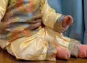 罗蒙周岁礼服抓周服男宝宝女宝百天满月唐装生日演出服金色L 实拍图