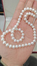 阮仕s925银淡水珍珠项链菁华珍珠颈链锁骨链自戴女送妈妈婆婆礼物珠宝 7.3-8.3mm/45cm 实拍图