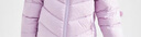 笛莎（DEESHA）童装女童2025秋冬短款三防轻薄羽绒服外套 雾紫 140 实拍图
