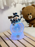 五月家旋转雪花童话梦幻水晶球雪人音乐盒八音盒桌面摆件儿童生日礼物 实拍图