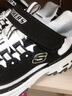 Skechers斯凯奇童鞋女孩熊猫鞋男童运动鞋复古老爹鞋校园透气跑鞋80587L 实拍图