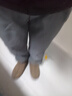 京峋休闲裤子男秋冬季潮流束脚工装裤冬天加绒男生宽松九分运动卫长裤 黑色+深灰（加绒款） 4XL 【建议体重165-180斤左右】 实拍图
