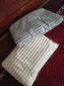 洁丽雅同款 加大加厚浴巾成人男女士吸水纤维洗澡裹巾糖果条浴巾 高级灰1条+奶油色1条 实拍图