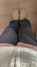 JEANSWEST LIFE真维斯加绒裤男秋冬季双面摇粒绒直筒休闲裤保暖男士防寒束脚裤子 实拍图