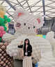 妙奕嘉白色半身裙夏季裙子2026新款高级长裙小个子雪纺半裙A字裙百褶裙 复古肌理感褶皱半身裙 均码 【杏色】 实拍图
