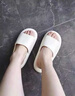 红豆静音拖鞋女士夏季外穿2026新款室内家居浴室防滑eva凉拖男踩屎感 米白 38-39 适合37-38（内长240mm） 实拍图