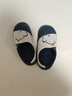 乐拖侧脸熊 棉拖鞋男秋冬季防水保暖厚底棉鞋情侣居家拖鞋 藏青38-39 实拍图