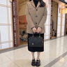 狄梵普（DIFANPU）2026新款女士包包手提斜挎包枕头包生日实用送女友送老婆礼物 黑色【精美礼盒】 实拍图