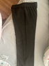 玖姿·安娜蔻奶fufu慵懒治愈系羊毛直筒糯米裤裤子女2024冬款 深咖啡 S 实拍图