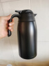 膳魔师（THERMOS）保温壶2000ML高真空不锈钢商务家用大容量热水壶THX-2000 BK 实拍图