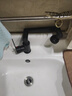 九牧王全铜体面盆水龙头冷热水器二合一洗手盆水龙头万向旋转洗脸盆 L3【冷热】铜体招财猫-黑色+80管 实拍图