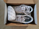 新百伦男鞋官方秋冬透气网面运动鞋子女鞋休闲情侣N字574阿甘复古跑步鞋 574米白升级版 43 实拍图