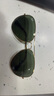 雷朋（RayBan）经典飞行员系列太阳镜男女款防晒墨镜时尚开车出行眼镜0RB3025 181金色镜框绿色镜片 尺寸62 实拍图