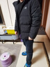 361度暖FUFU连帽羽绒服男冬季新款御寒防钻绒保暖羽绒服运动外套 【男款】静谧灰 XL 实拍图