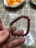 【新春吉庆】手链葫芦手串送女友高颜值新年礼物饰品生日礼物 朱砂采莲手链8mm 实拍图