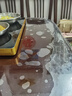 钟爱一生桌垫透明桌面垫餐桌布防水防油PVC软玻璃茶几垫水晶板台面垫抗菌 【2mm足厚】真无味真防油 透明 80*135cm 实拍图