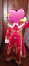 安妮优儿汉服女童拜年服加厚冬季新年儿童国风唐装喜庆年服 红色 120 实拍图