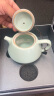东道汝窑馆藏纪念款茶具茶壶招待送礼陶瓷茶壶石瓢壶天青色送礼专用 实拍图