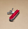 维氏（VICTORINOX）瑞士军刀理容伴侣580(8功能)65mm多功能露营户外刀透明红0.6463.T 实拍图